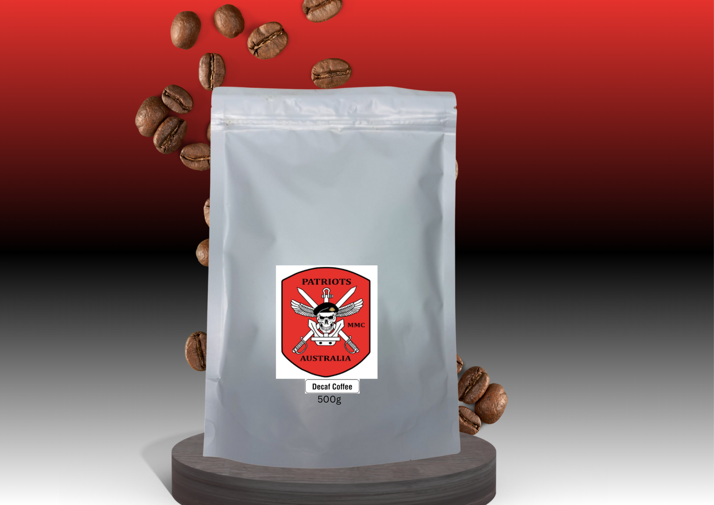 The Patriots- Decaffeinated Coffee 500g