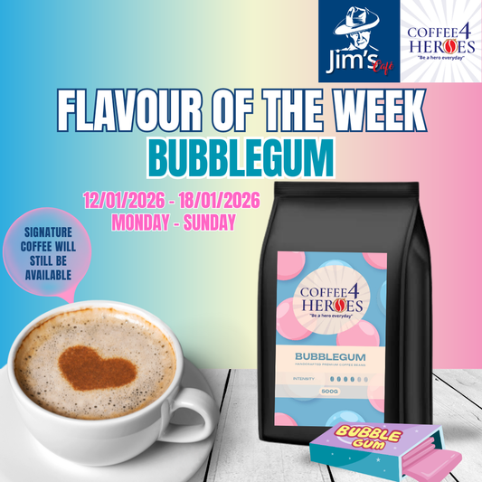 Coffee Flavour of the Week: Bubblegum at Jim’s Café