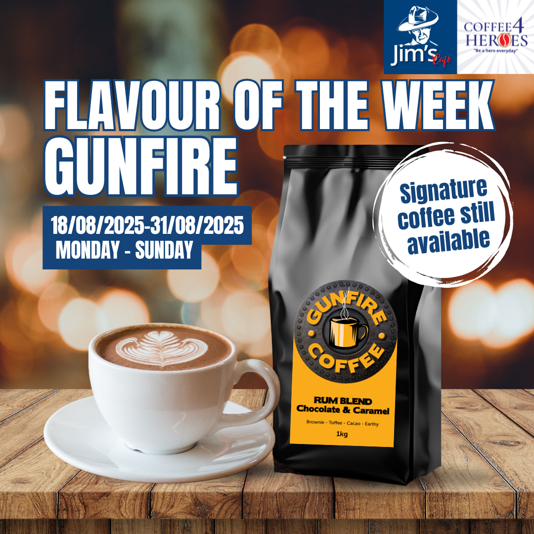 Flavour of the Week at Jim’s Café: Gunfire