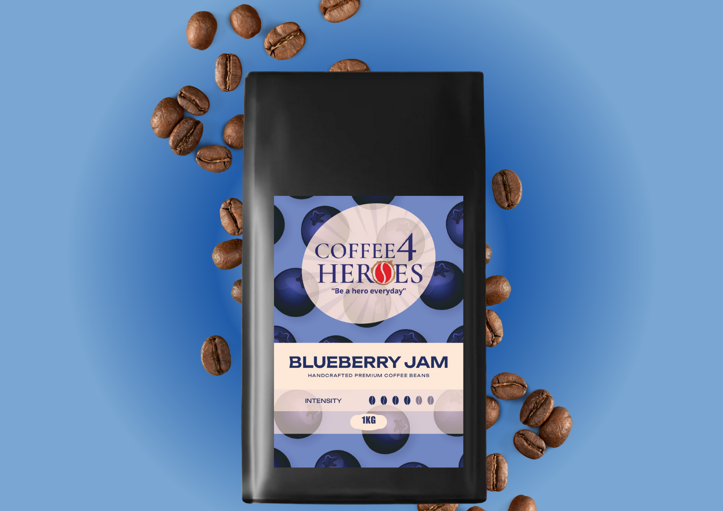 Blueberry Jam Flavoured 1kg-PLT