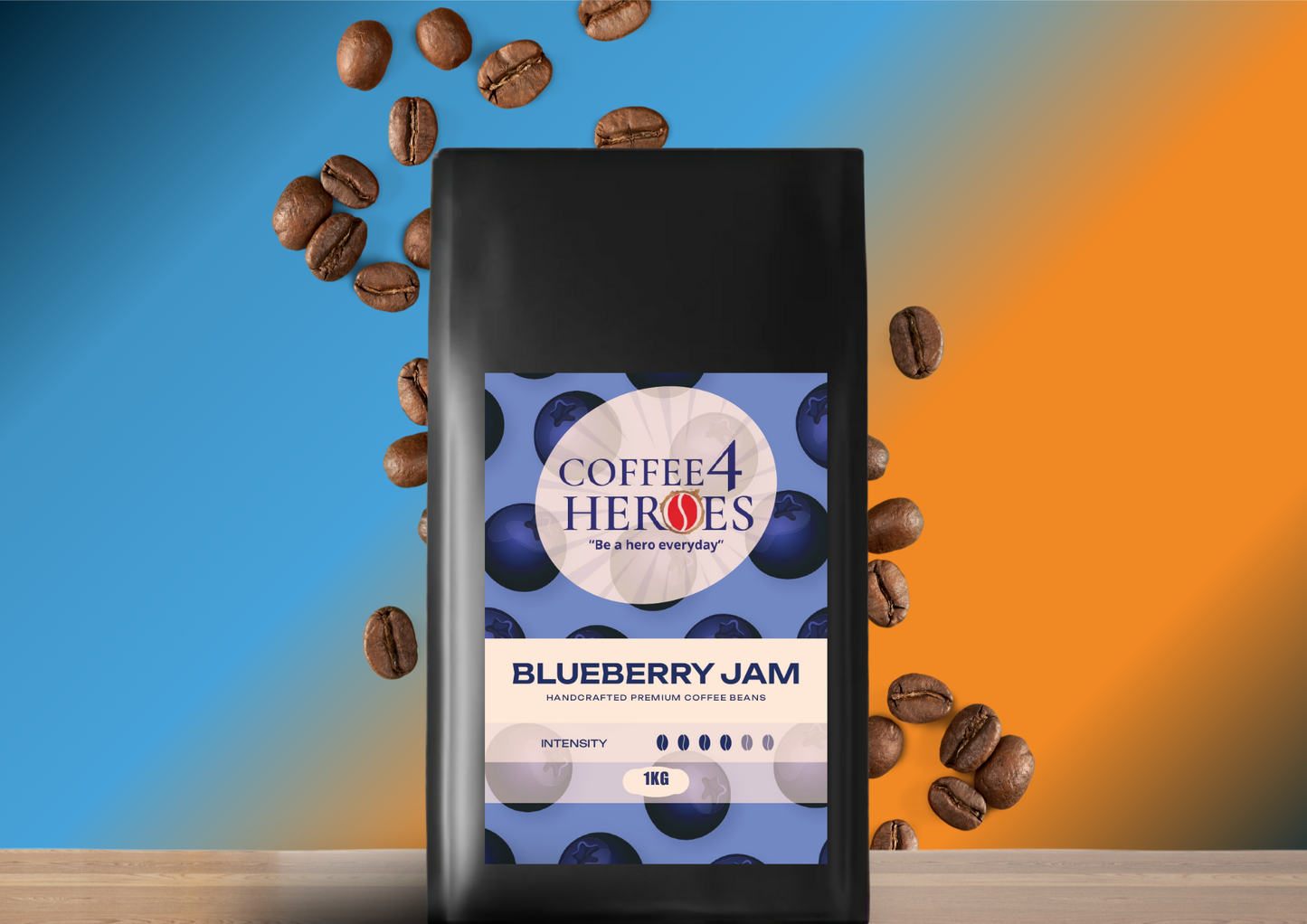 Blueberry Jam Flavoured 1kg - AWW