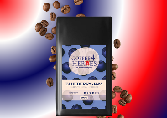Blueberry Jam Flavoured 500g -QOV