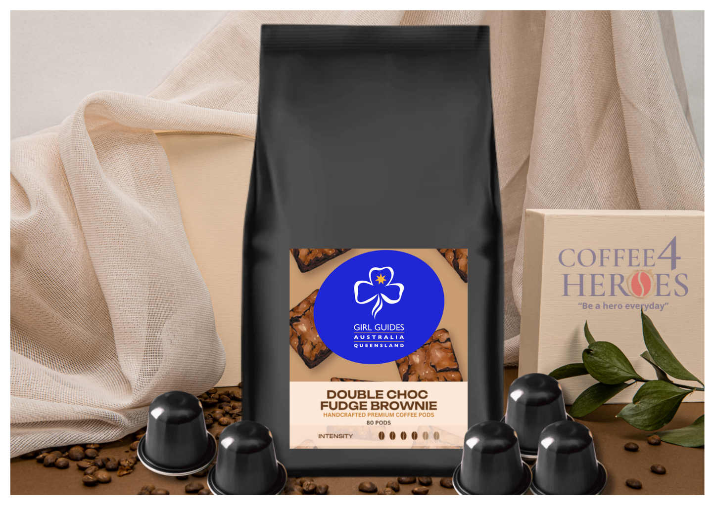 Double Choc Fudged Brownie- 80 PODS - GGQ