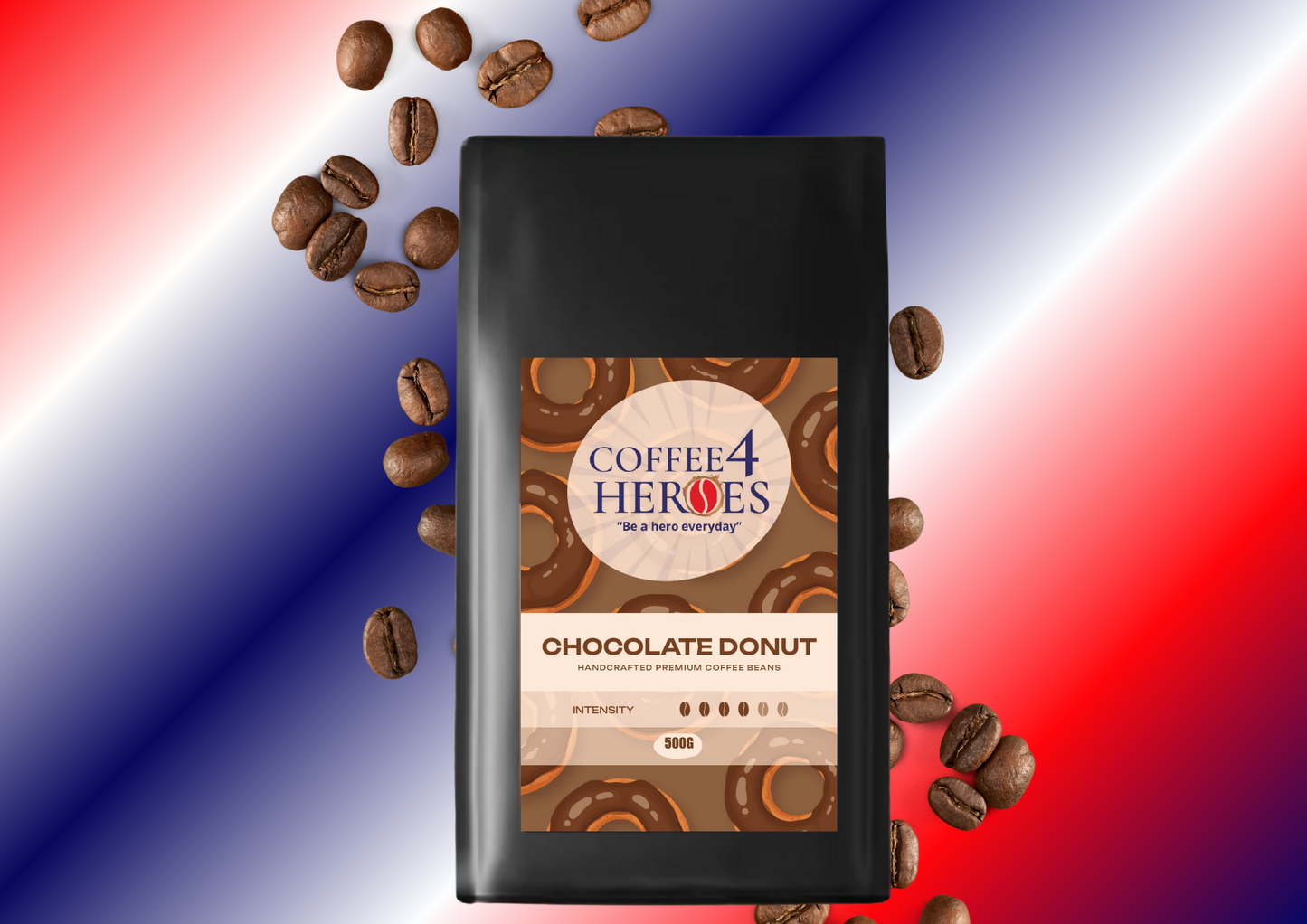 Chocolate Donut Flavoured 500g -QOV