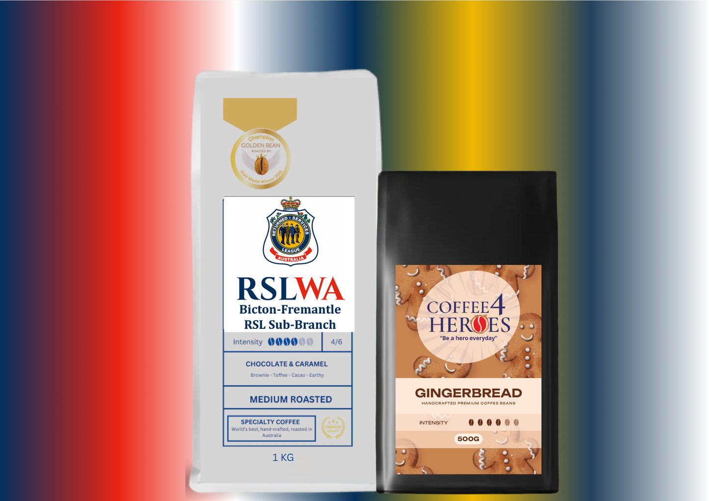 RSLW- Coffee Package- 1KG Coffee4Heroes + 500G specialty coffee