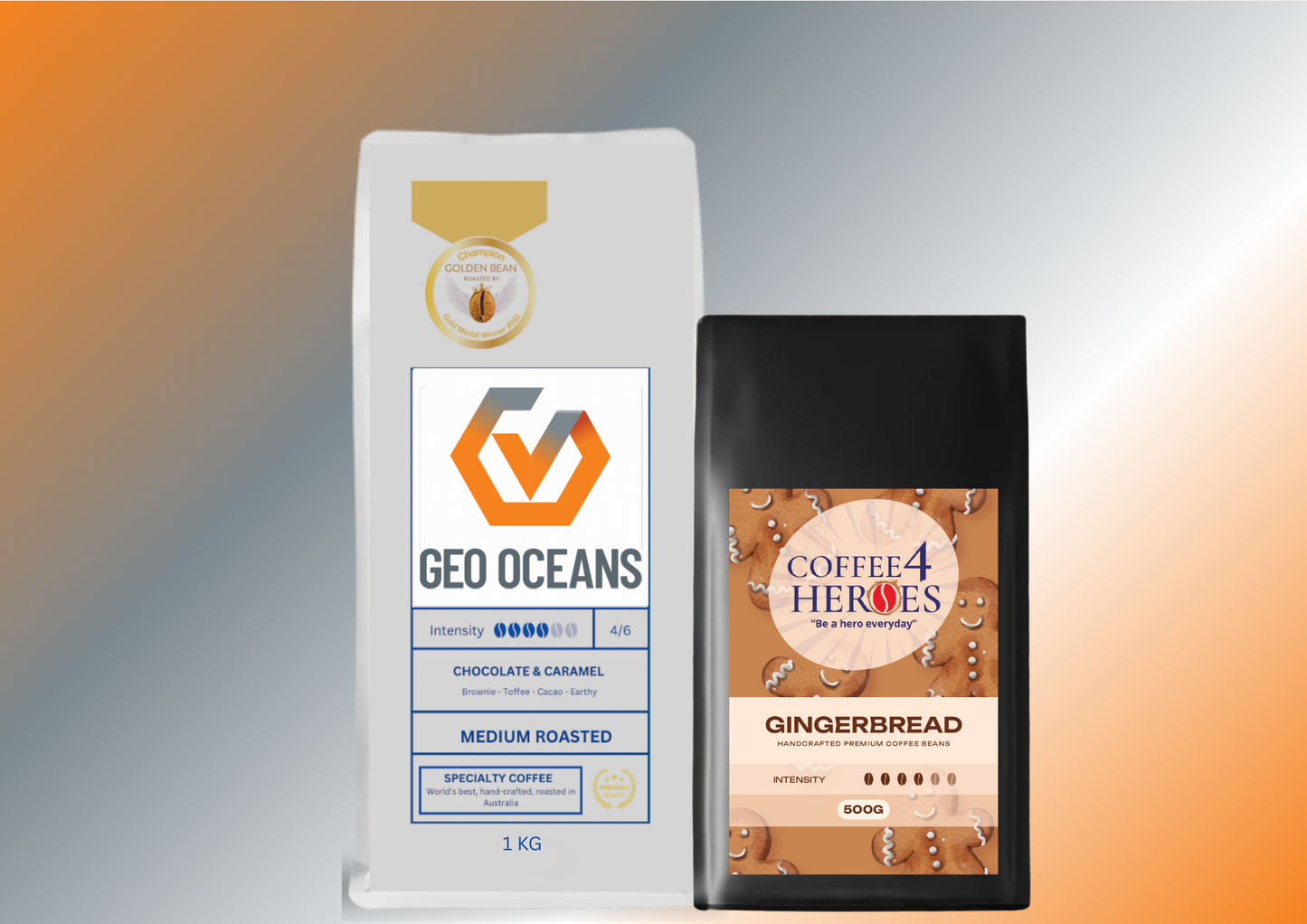 Coffee Package- 1KG Coffee4Heroes + 500G specialty coffee - GO