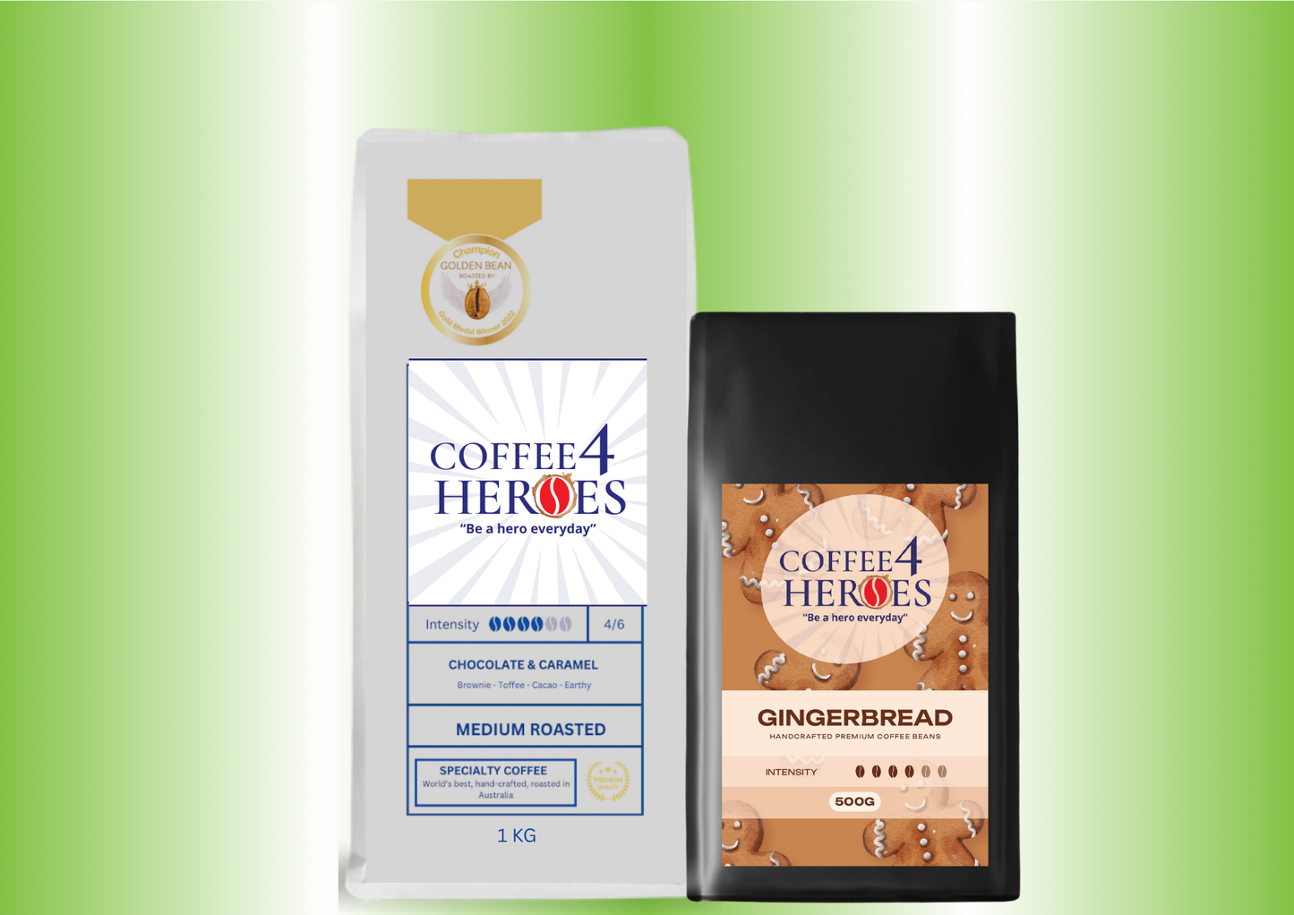 GFO-Coffee Package- 1KG Coffee4Heroes + 500G specialty coffee