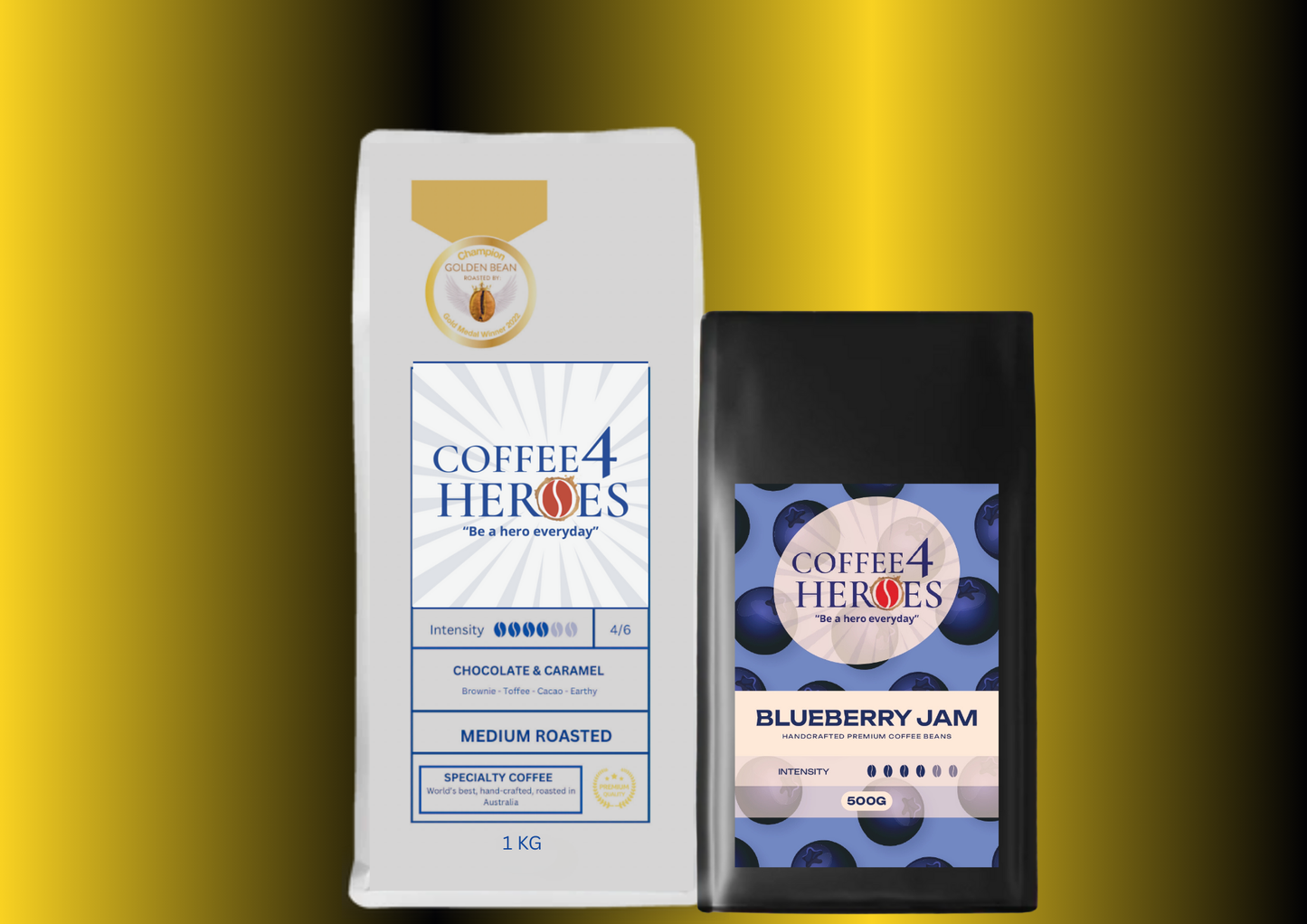 CCA- Coffee Package- 1KG Coffee4Heroes + 500G specialty coffee