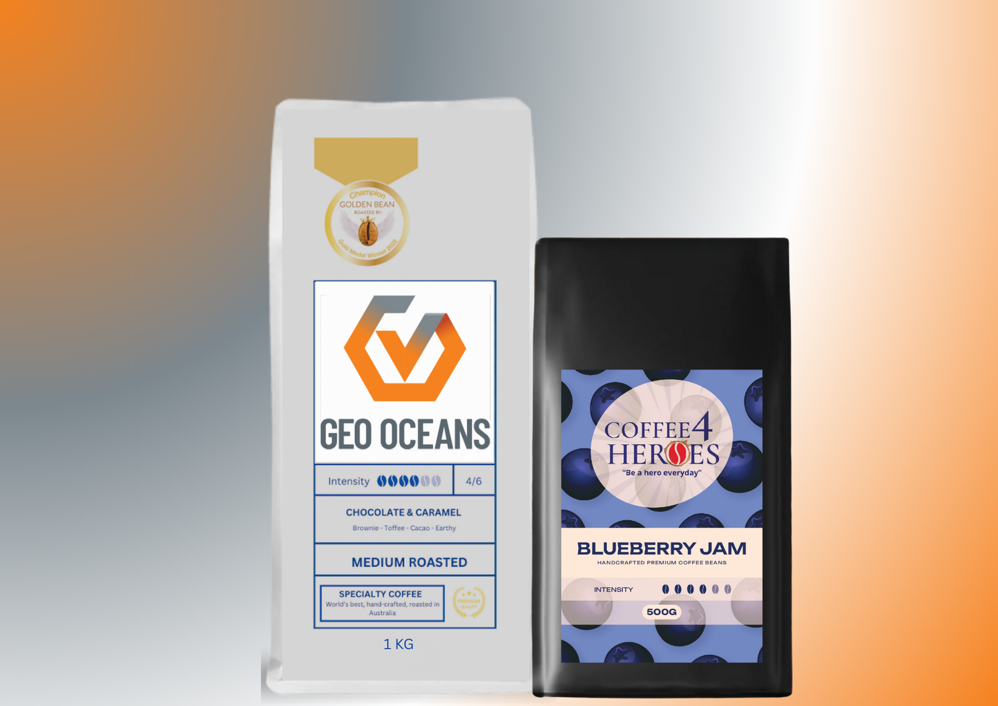 Coffee Package- 1KG Coffee4Heroes + 500G specialty coffee - GO