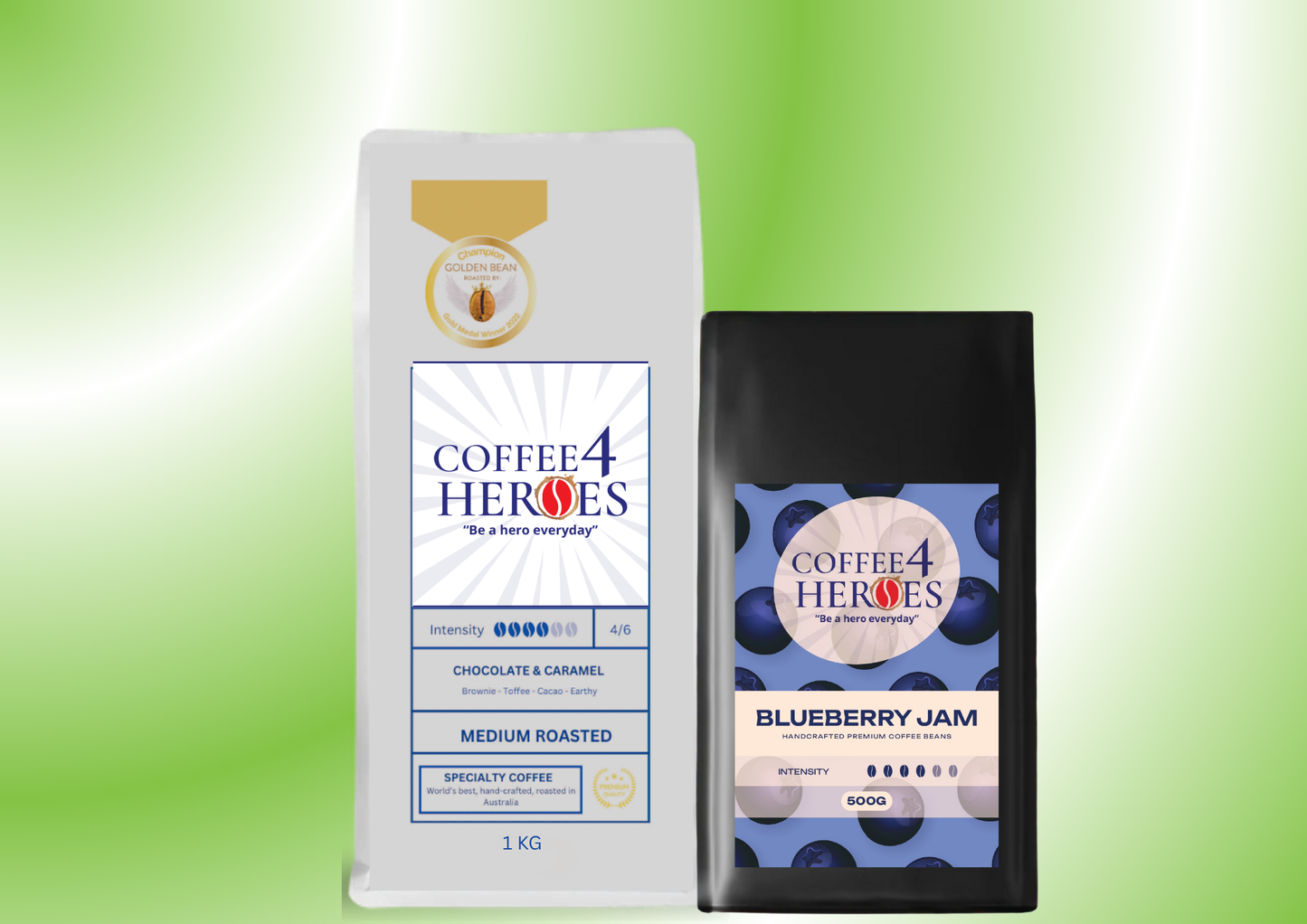 GFO-Coffee Package- 1KG Coffee4Heroes + 500G specialty coffee