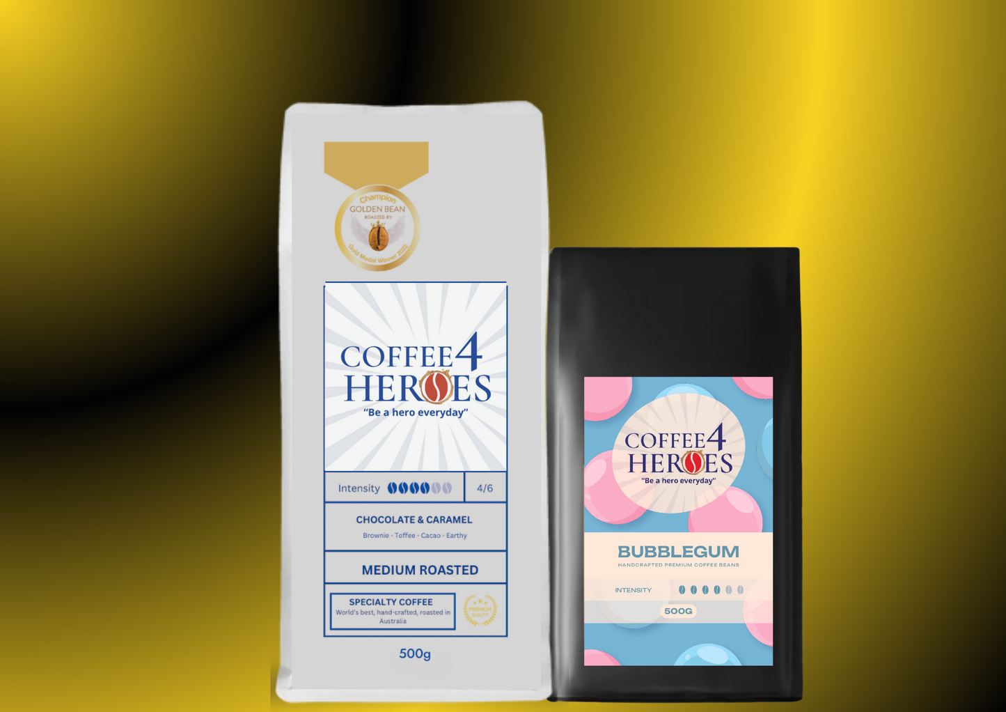 CCA- Coffee Package- 1KG Coffee4Heroes + 500G specialty coffee