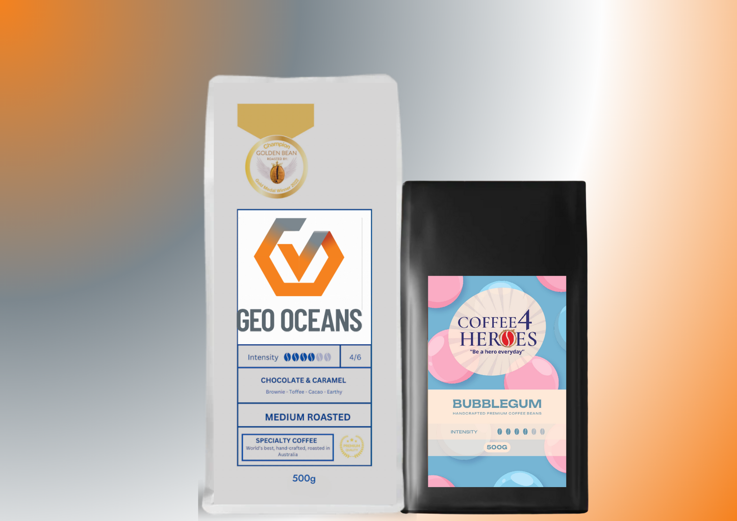 Coffee Package- 1KG Coffee4Heroes + 500G specialty coffee - GO