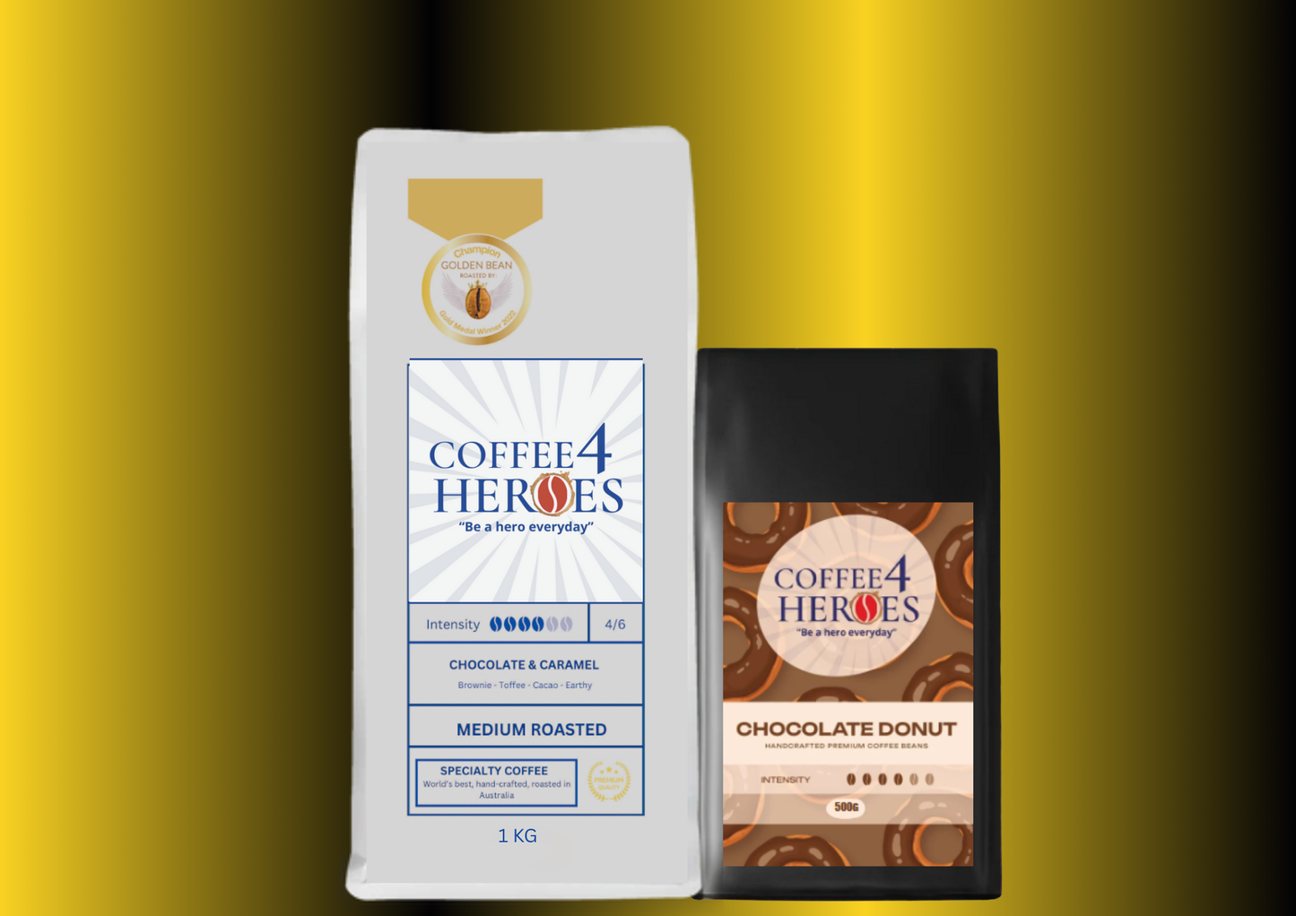 CCA- Coffee Package- 1KG Coffee4Heroes + 500G specialty coffee
