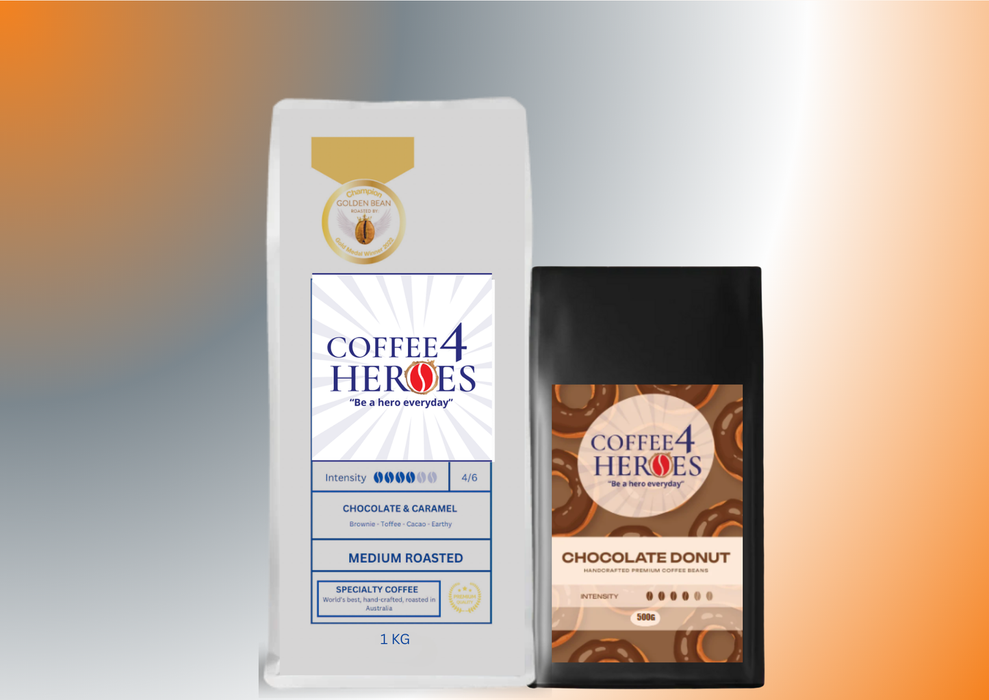Coffee Package- 1KG Coffee4Heroes + 500G specialty coffee - GO