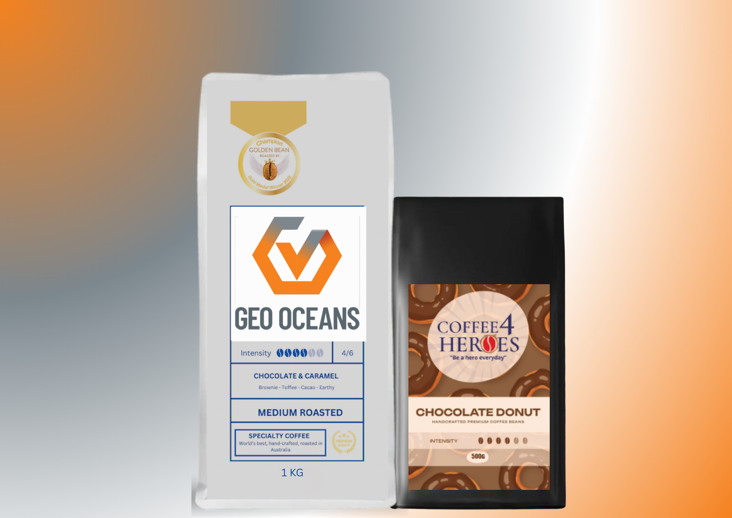 Coffee Package- 1KG Coffee4Heroes + 500G specialty coffee - GO