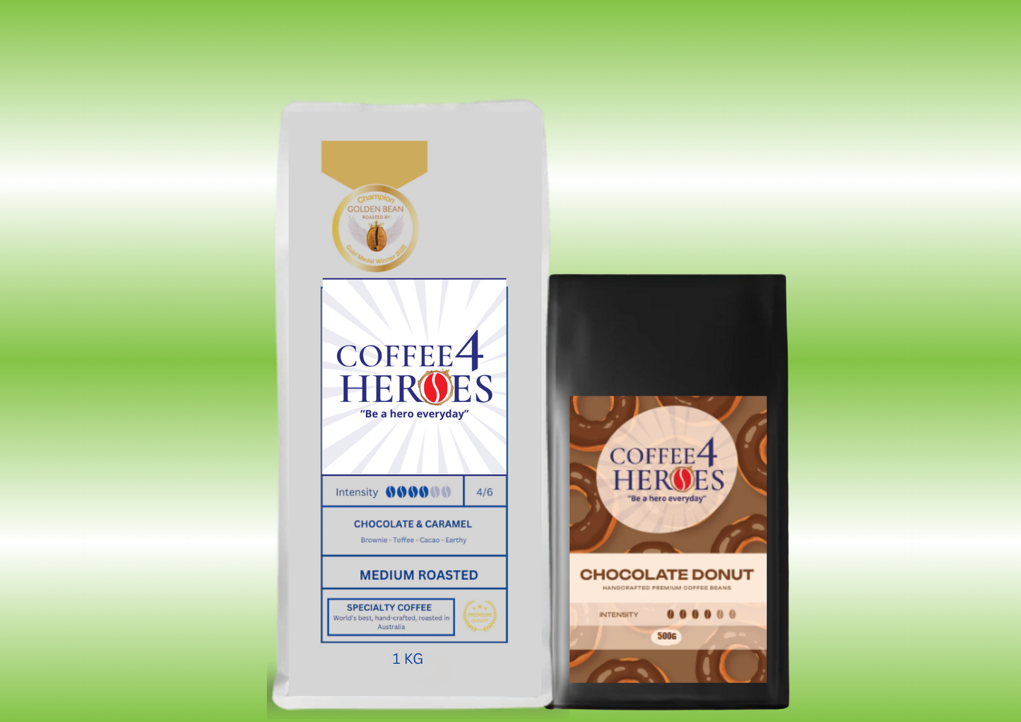 GFO-Coffee Package- 1KG Coffee4Heroes + 500G specialty coffee