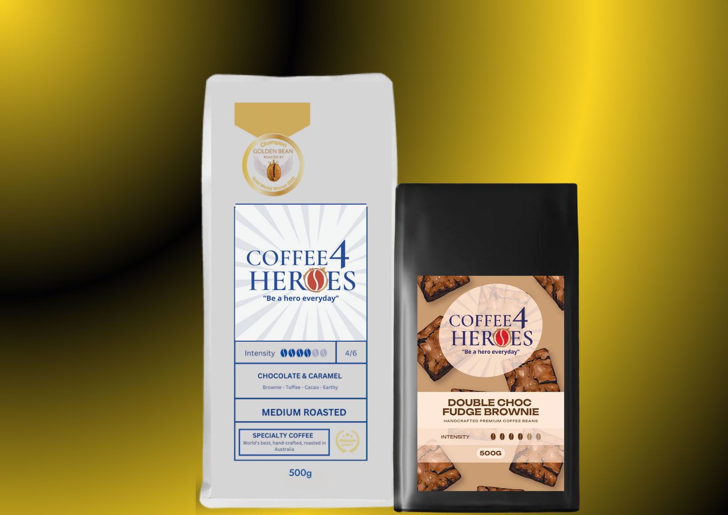 CCA- Coffee Package- 1KG Coffee4Heroes + 500G specialty coffee