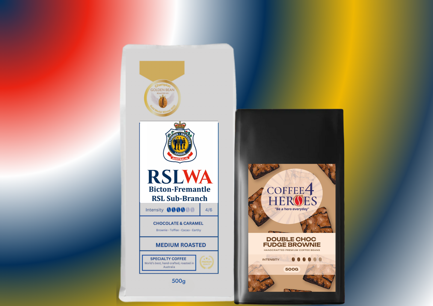 RSLW- Coffee Package- 1KG Coffee4Heroes + 500G specialty coffee