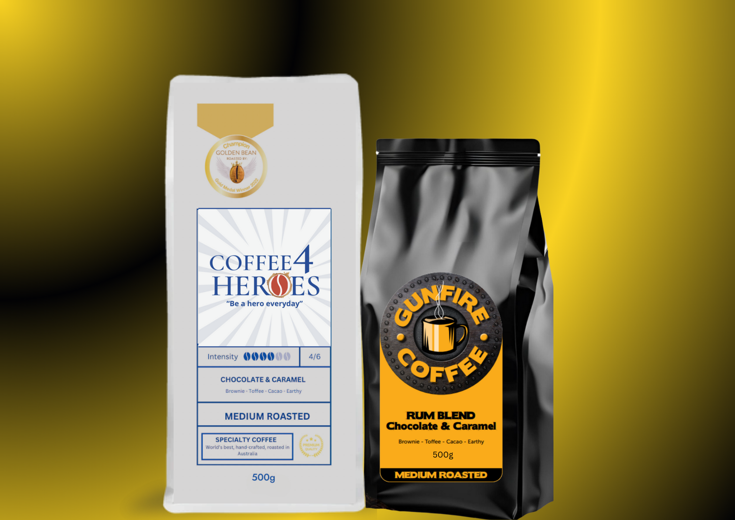 CCA- Coffee Package- 1KG Coffee4Heroes + 500G specialty coffee