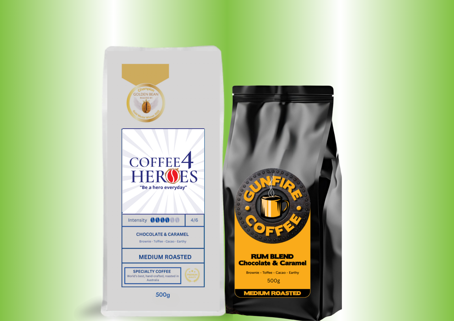 GFO-Coffee Package- 1KG Coffee4Heroes + 500G specialty coffee