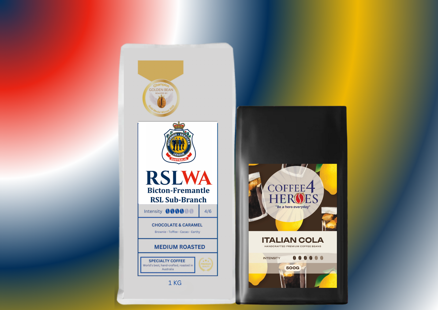 RSLW- Coffee Package- 1KG Coffee4Heroes + 500G specialty coffee