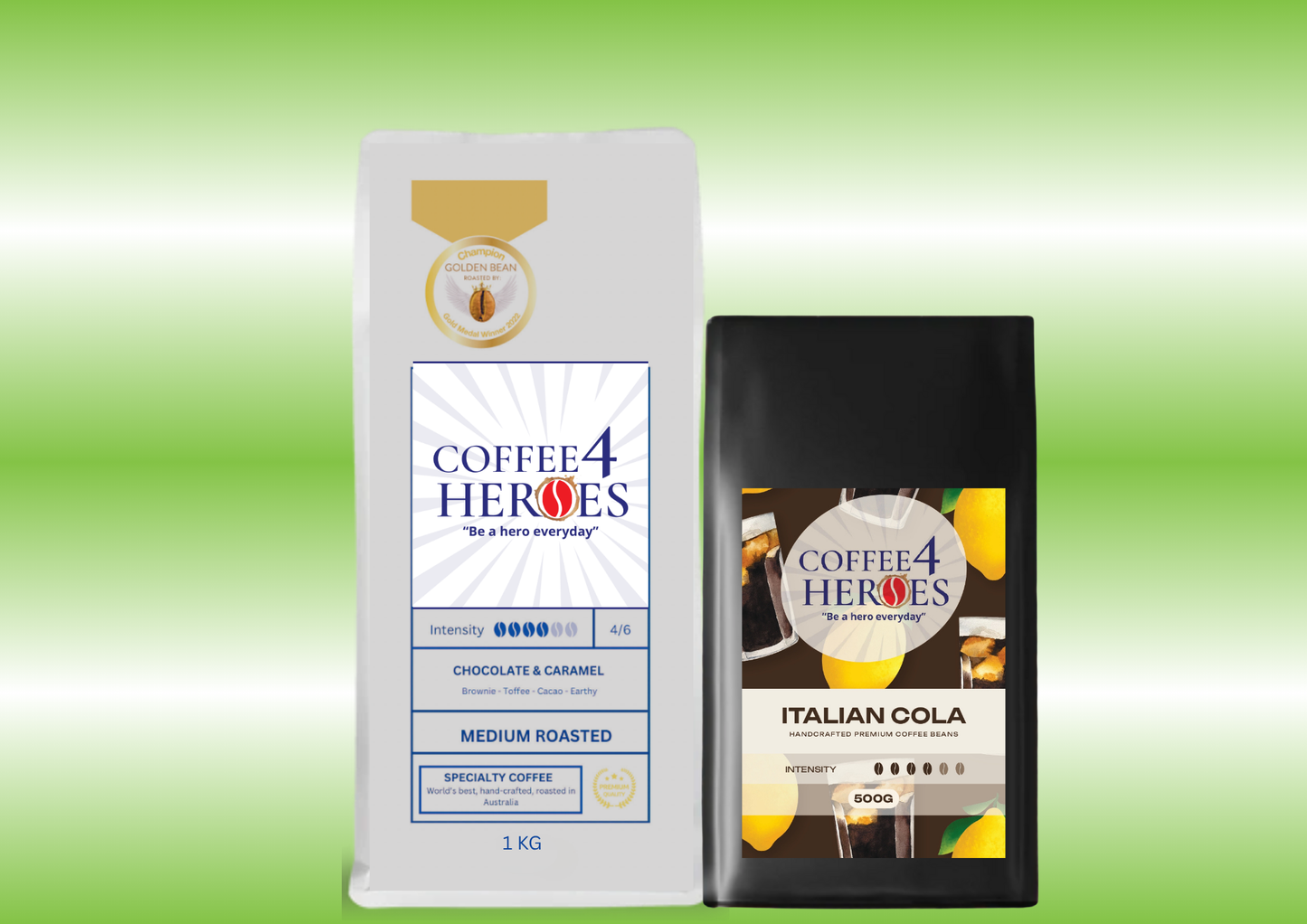 GFO-Coffee Package- 1KG Coffee4Heroes + 500G specialty coffee