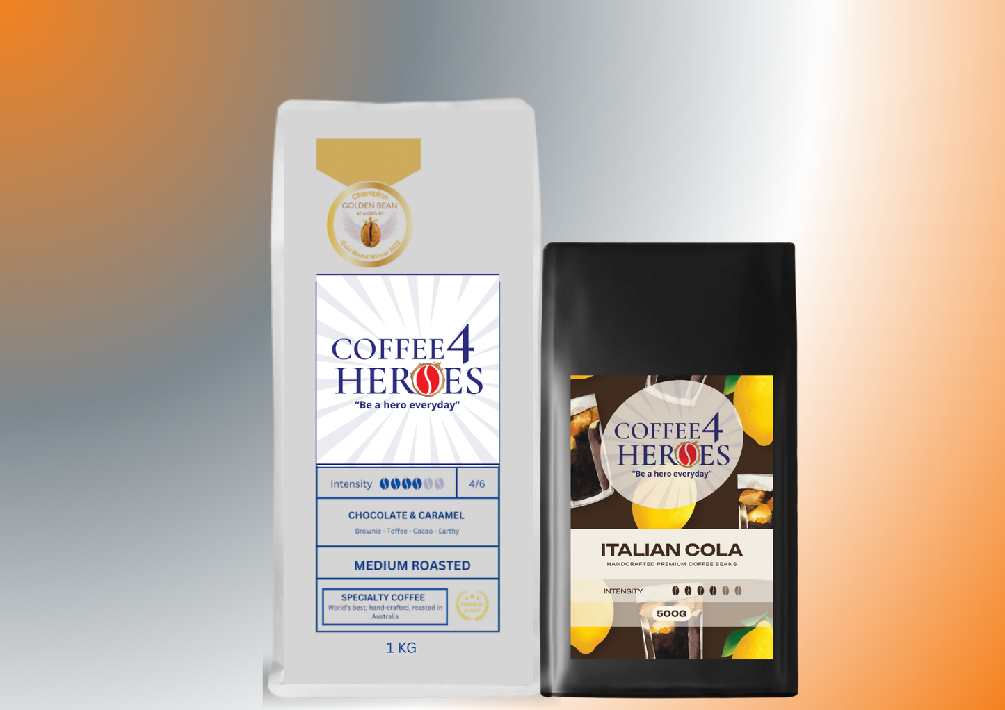 Coffee Package- 1KG Coffee4Heroes + 500G specialty coffee - GO