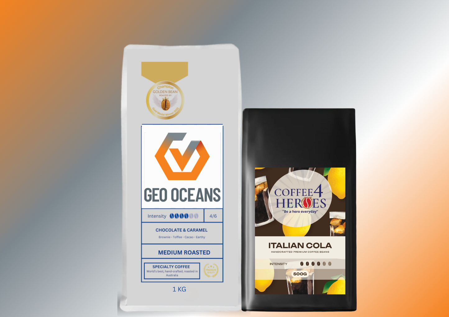 Coffee Package- 1KG Coffee4Heroes + 500G specialty coffee - GO