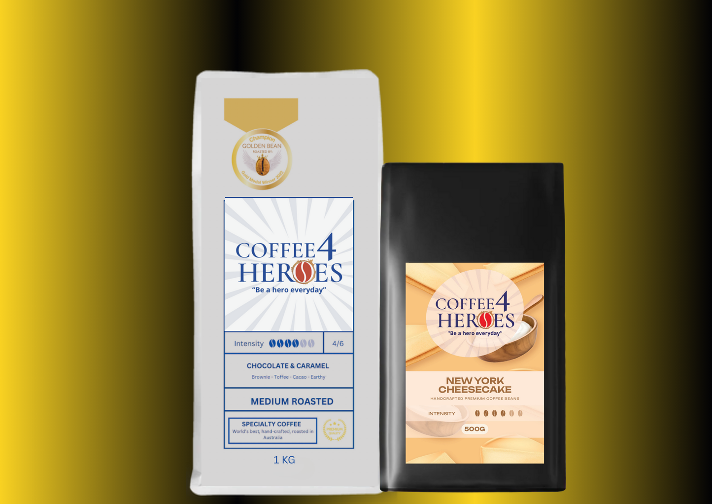 CCA- Coffee Package- 1KG Coffee4Heroes + 500G specialty coffee