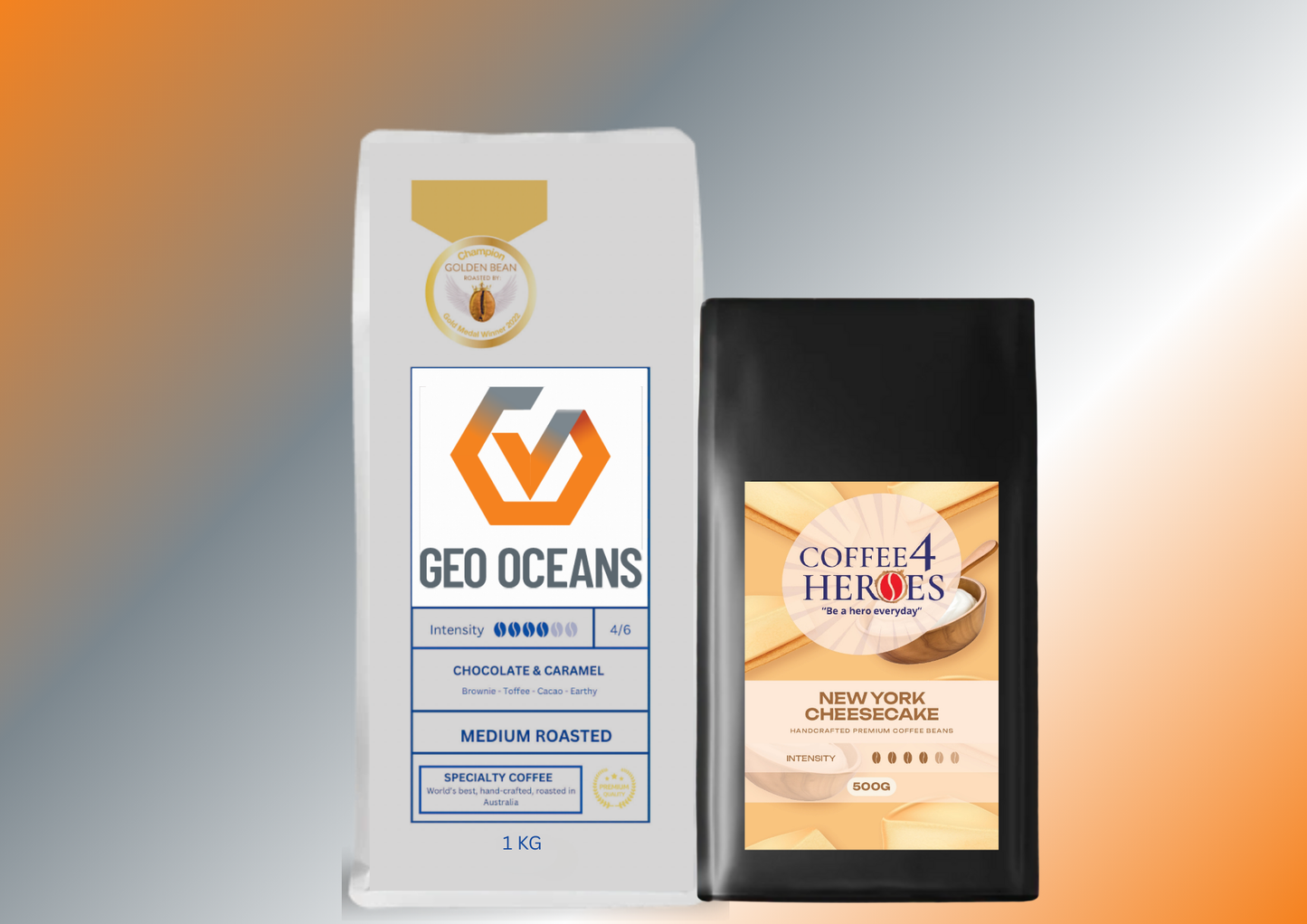 Coffee Package- 1KG Coffee4Heroes + 500G specialty coffee - GO