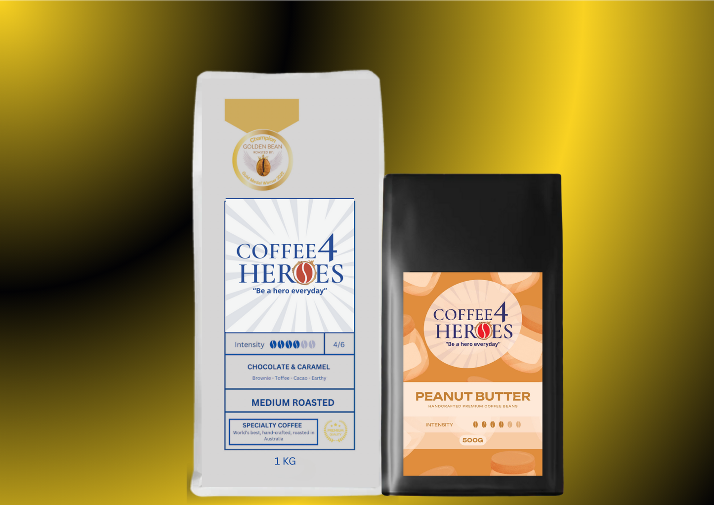 CCA- Coffee Package- 1KG Coffee4Heroes + 500G specialty coffee