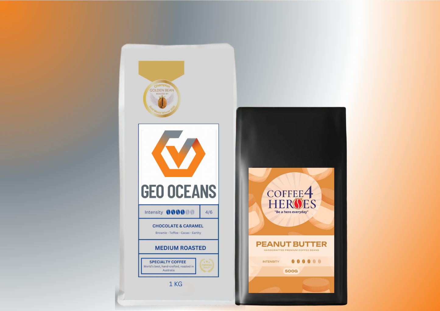 Coffee Package- 1KG Coffee4Heroes + 500G specialty coffee - GO