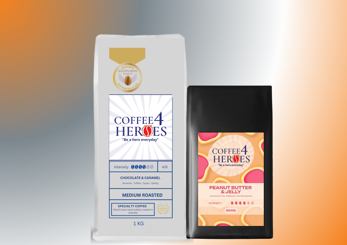 Coffee Package- 1KG Coffee4Heroes + 500G specialty coffee - GO