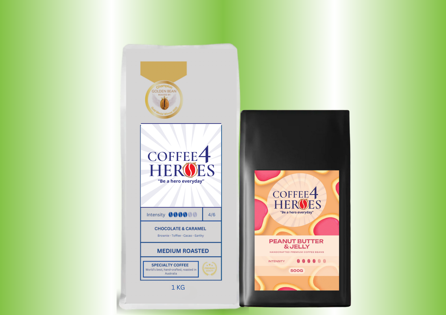 GFO-Coffee Package- 1KG Coffee4Heroes + 500G specialty coffee
