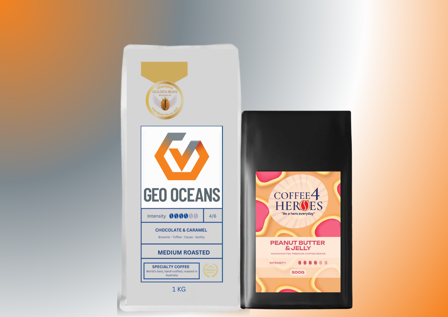 Coffee Package- 1KG Coffee4Heroes + 500G specialty coffee - GO