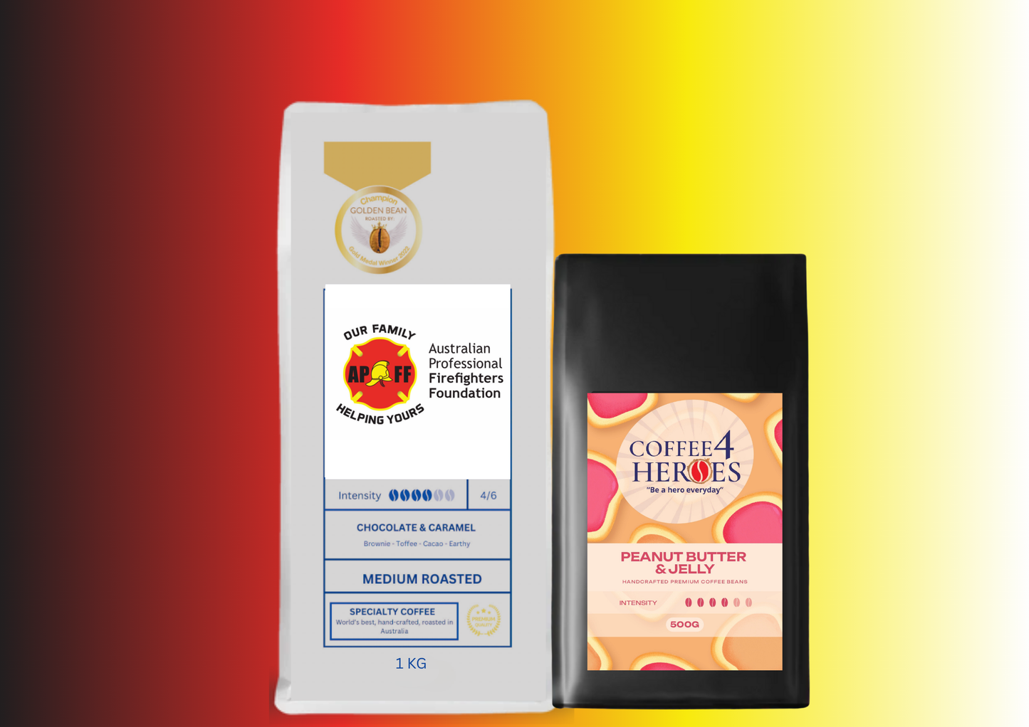 APFF-Coffee Package- 1KG Coffee4Heroes + 500G specialty coffee