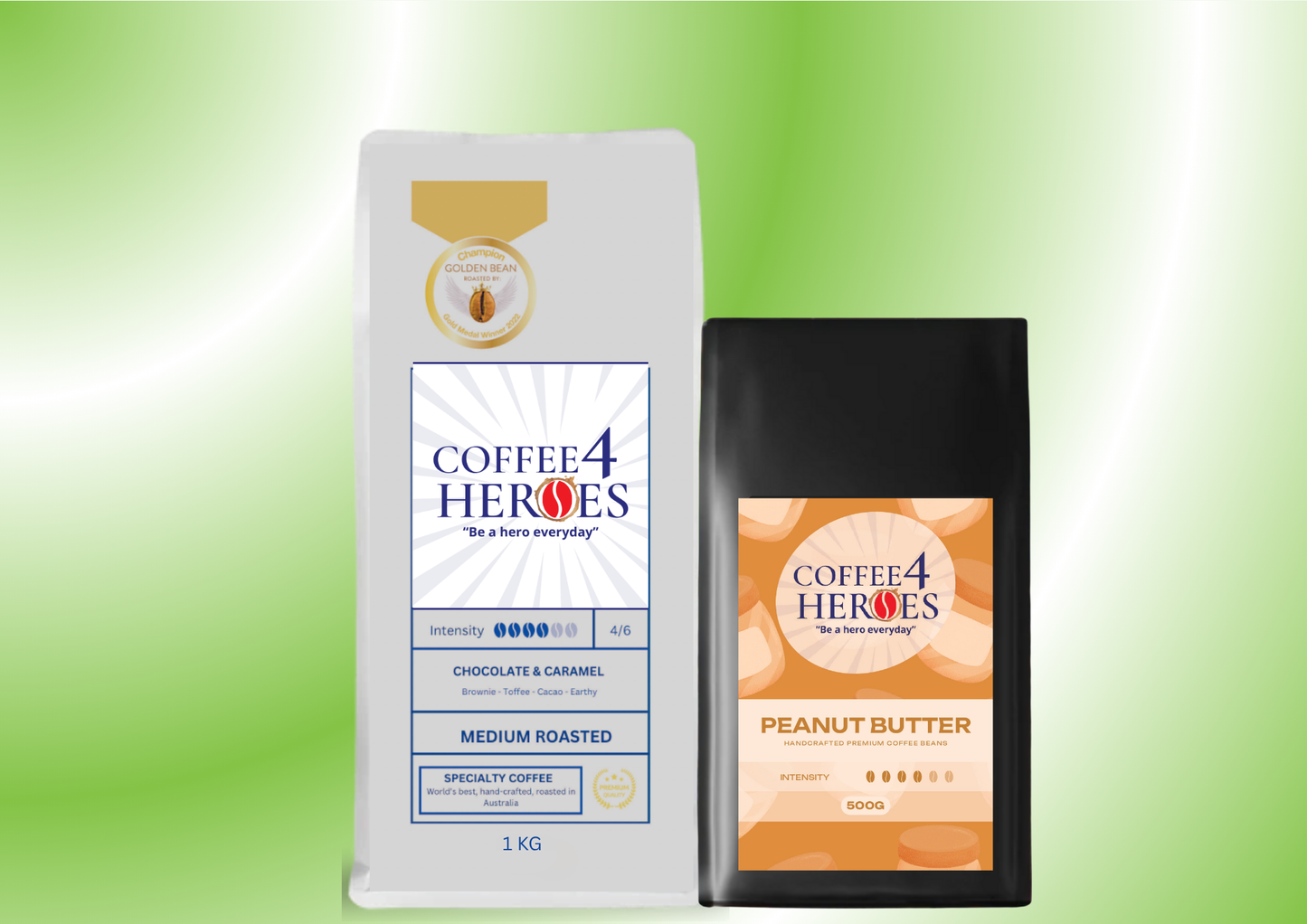 GFO-Coffee Package- 1KG Coffee4Heroes + 500G specialty coffee