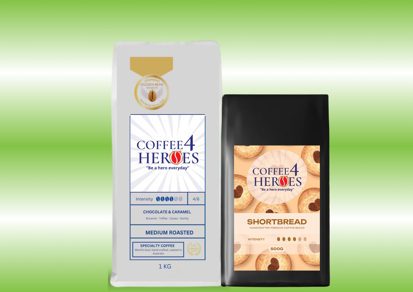 GFO-Coffee Package- 1KG Coffee4Heroes + 500G specialty coffee