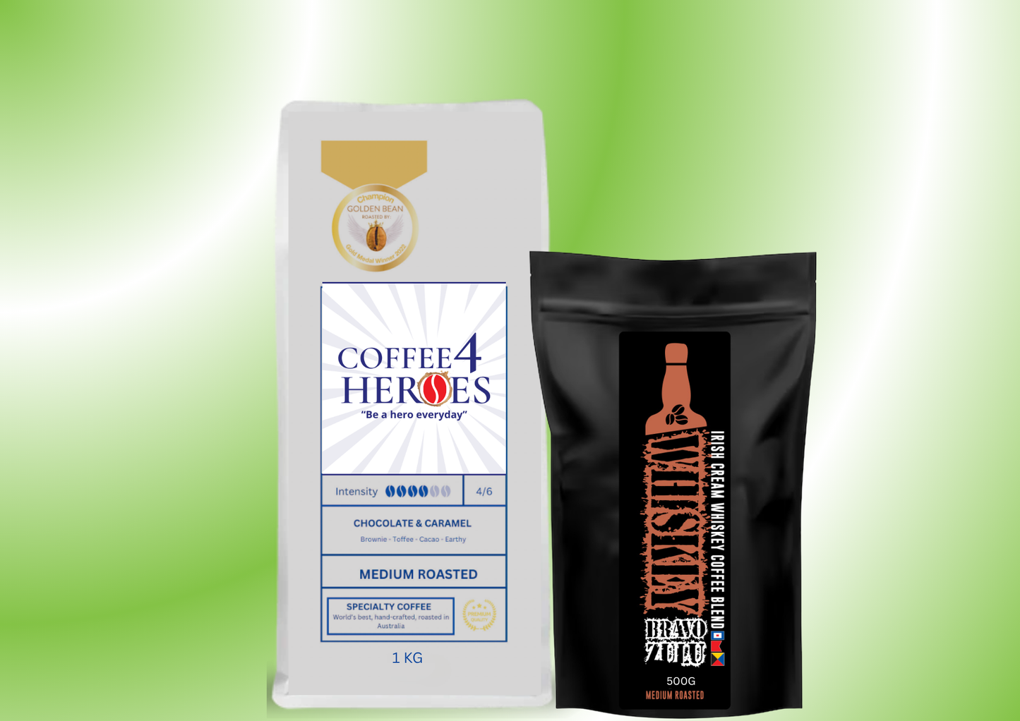GFO-Coffee Package- 1KG Coffee4Heroes + 500G specialty coffee