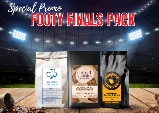 Footy Finals Pack - 1kg Signature + 1kg Double Choc Fudge Brownie + 1kg Gunfire - GGQ