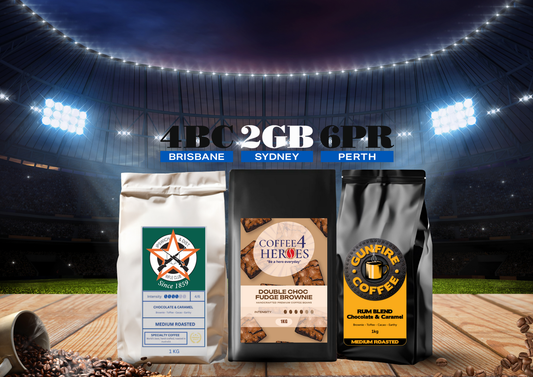 Footy Finals Pack - 1kg Signature + 1kg Double Choc Fudge Brownie + 1kg Gunfire- IDRC
