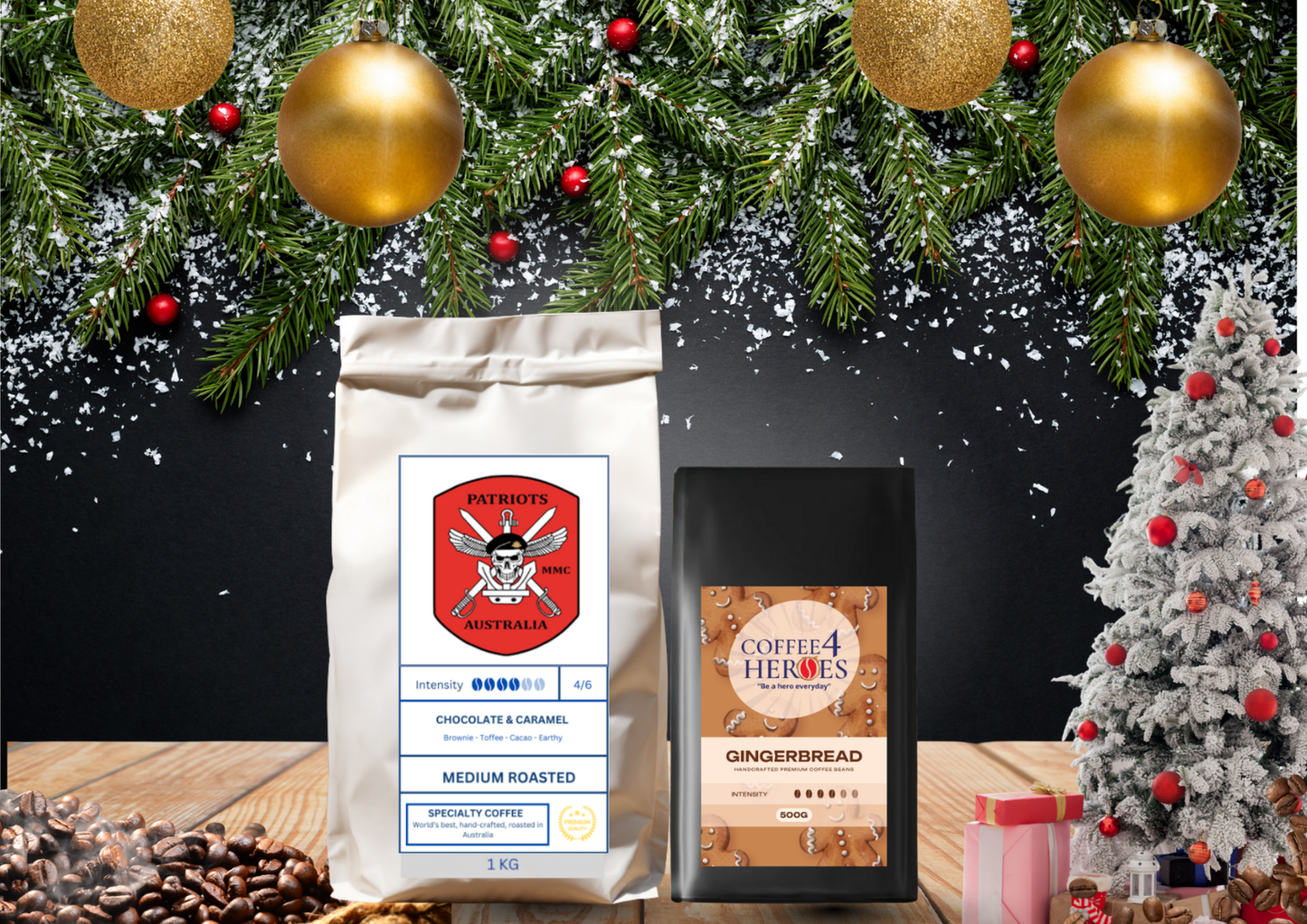 Christmas Pack Special- 1KG Signature & 500G Gingerbread- Patriots