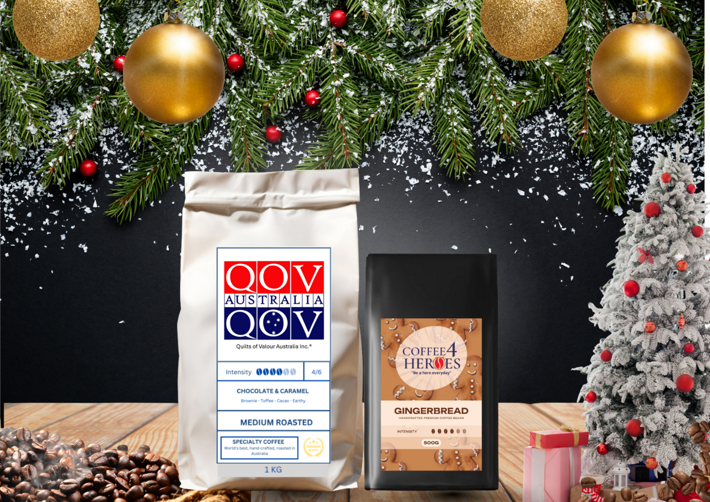 Christmas Pack Special- 1KG Signature & 500G Gingerbread- QOV