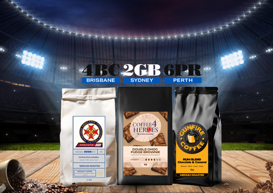 Footy Finals Pack - 1kg Signature + 1kg Double Choc Fudge Brownie + 1kg Gunfire- TRAAVI