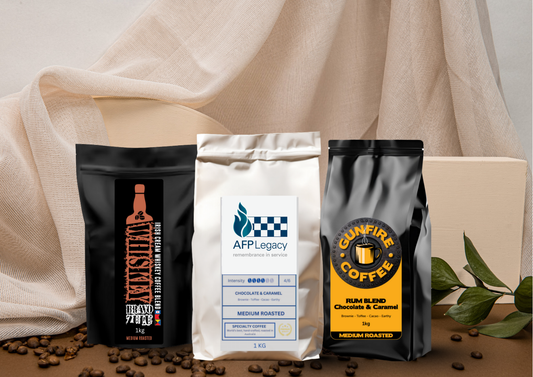 Father's Day Special- 1KG Coffee4Heroes +  1KG Whiskey Bravo Zulu +  1KG Gunfire- AFPL