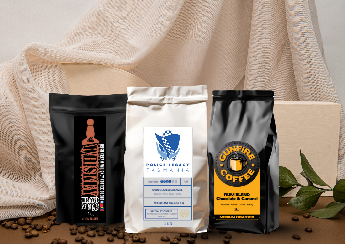 Father's Day Special- 1KG Coffee4Heroes +  1KG Whiskey Bravo Zulu +  1KG Gunfire- PLT